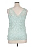 Torrid Teal Sleeveless Blouse Size 1X Plus (1) - photo 2