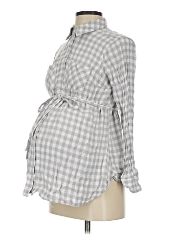 Isabel Maternity Long Sleeve Blouse (view 1)