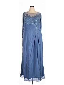 floral embroidered dresses Long Sleeves Floral Lace Tea Length Mother of the Bride Dress