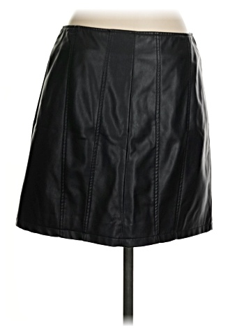 Free People Faux Leather Skirt (view 2)