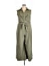 Shein Curve 100% Polyester Solid Green Jumpsuit Size 3X - photo 1