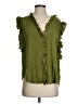 Dylan 100% Rayon Green Sleeveless Blouse Size XS - photo 1