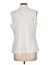 Calvin Klein Solid White Ivory Sleeveless Blouse Size L - photo 2
