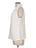 Calvin Klein Solid White Ivory Sleeveless Blouse Size L - photo 5