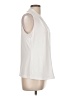 Calvin Klein Solid White Ivory Sleeveless Blouse Size L - photo 4