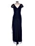 Xscape 100% Polyester Blue Cocktail Dress Size 10 - photo 2