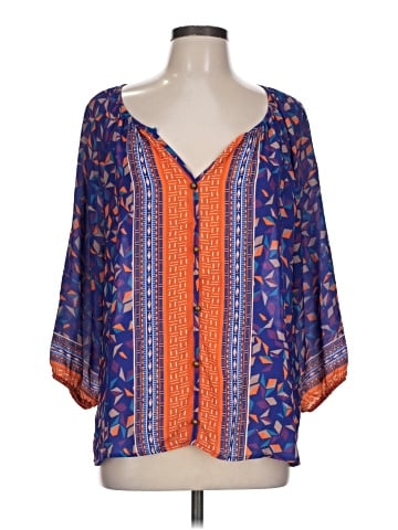 Everly 3/4 Sleeve Blouse (view 1)