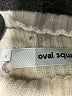 Oval Square Stripes Tan Wool Pullover Sweater Size S - photo 7