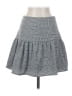 Lulus Checkered-gingham Gray Casual Skirt Size S - photo 1