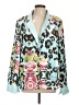 Unbranded Print Teal Blazer Size L - photo 1