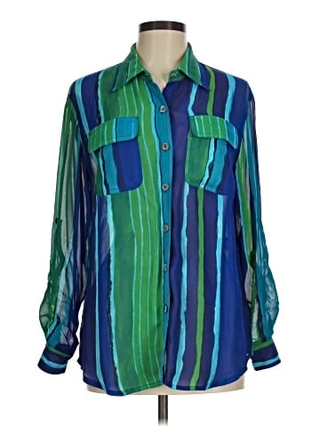 Carole Little Long Sleeve Button-Down Shirt (view 1)