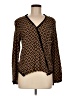 Heine 100% Viscose Brown Long Sleeve Blouse Size EU 40 / US 10 - photo 1
