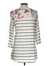 Lovely Melody Gray 3/4 Sleeve Top Size L - photo 2