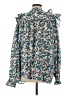 River Island Blue Long Sleeve Blouse Size 24 waist - photo 2