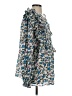 River Island Blue Long Sleeve Blouse Size 24 waist - photo 4