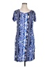 Spense Print Blue Casual Dress Size XL - photo 1