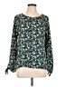 Papermoon 100% Polyester Green Long Sleeve Blouse Size L - photo 1