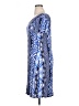Spense Print Blue Casual Dress Size XL - photo 5