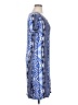 Spense Print Blue Casual Dress Size XL - photo 4