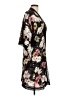 Summer & Rose Floral Multi Color Black Kimono Size L (estimated) - photo 4