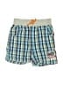 Assorted Brands 100% Cotton Plaid Blue Board Shorts Size 3T - photo 1