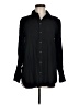 Boden Solid Black Long Sleeve Button-Down Shirt Size 8R - photo 1