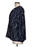 Maison Jules 100% Polyester Blue 3/4 Sleeve Blouse Size L - photo 5