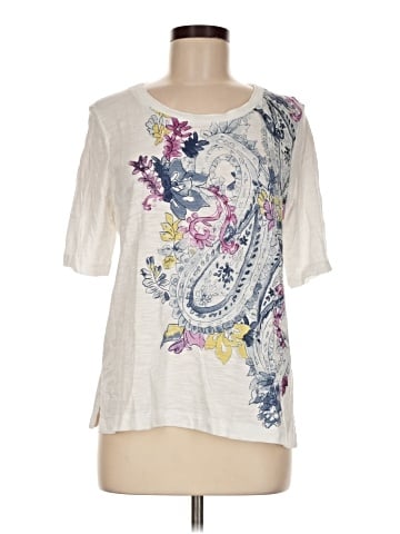 Chico's 3/4 Sleeve T-Shirt (view 1)