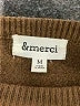 &merci Brown Pullover Sweater Size M - photo 7