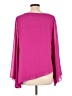 Belle Badgley Mischka 100% Polyester Pink Long Sleeve Blouse Size 10 - photo 2