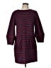LDT Stripes Red Casual Dress Size 10 - photo 1