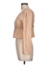 Urban Romantics 100% Rayon Tan Long Sleeve Blouse Size L - photo 5