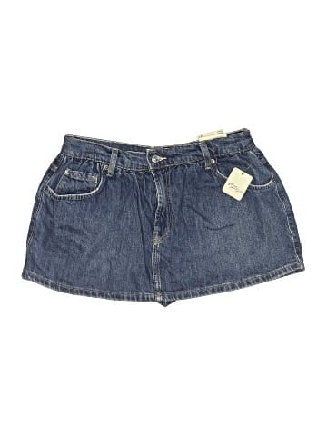 We the Free Denim Skirt (view 1)