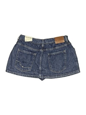 We the Free Denim Skirt (view 2)