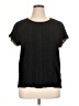 Style&Co 100% Rayon Black Short Sleeve Top Size XL (petite) - photo 1