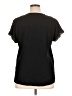 Style&Co 100% Rayon Black Short Sleeve Top Size XL (petite) - photo 2