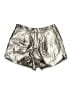 Grey Lab Los Angeles Metallic Silver Shorts Size L - photo 1