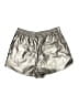 Grey Lab Los Angeles Metallic Silver Shorts Size L - photo 2