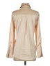 Choklate Metallic Ivory Long Sleeve Blouse Size S - photo 2