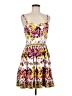 Guess Print White Yellow Cocktail Dress Size 8 - photo 1