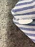 Zara Basic Stripes Blue Sleeveless Button-Down Shirt Size S - photo 8