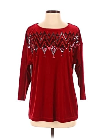 Bob Mackie 3/4 Sleeve Top (view 1)