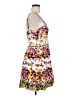 Guess Print White Yellow Cocktail Dress Size 8 - photo 4