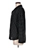 Uniqlo 100% Rayon Polka Dots Black Long Sleeve Button-Down Shirt Size M - photo 5