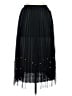 Assorted Brands 100% Polyester Stars Black Formal Skirt Size M - photo 1
