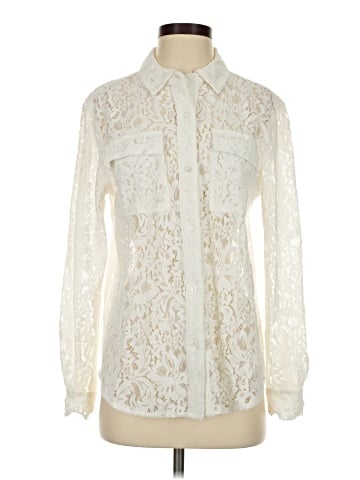 DKNY Jeans Long Sleeve Blouse (view 1)