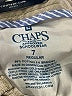 Chaps Solid Tan Khakis Size 7 - photo 3