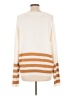 Liz Claiborne 100% Acrylic Stripes Ivory Pullover Sweater Size L - photo 2