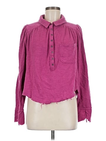 Pilcro Long Sleeve Blouse (view 1)