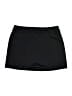 Lands' End Solid Black Casual Skirt Size L - photo 1